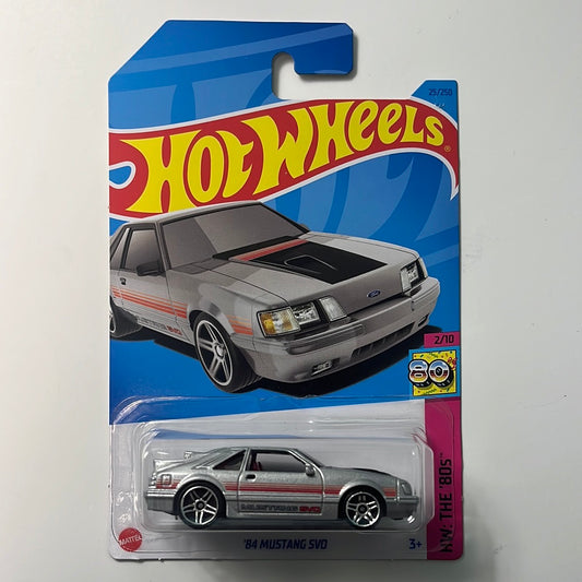 Hot Wheels 1/64 ‘84 Ford Mustang SVO Grey