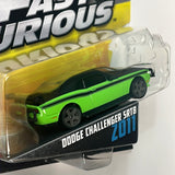 Mattel 1/55 Fast & Furious 2011 Dodge Challenger SRT8 Green