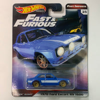 Hot Wheels 1/64 Fast & Furious Fast Imports 1970 Ford Escort RS 1600 Blue