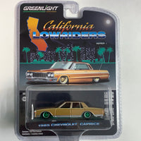 *Green Machine Chase* Greenlight California Lowriders 1985 Chevrolet Caprice