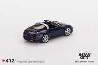 Mini GT 1/64 Porsche 911 Targa 4S Gentian Blue Metallic