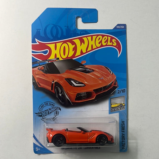 Hot Wheels 1/64 ‘19 Corvette ZR1 Convertible Orange
