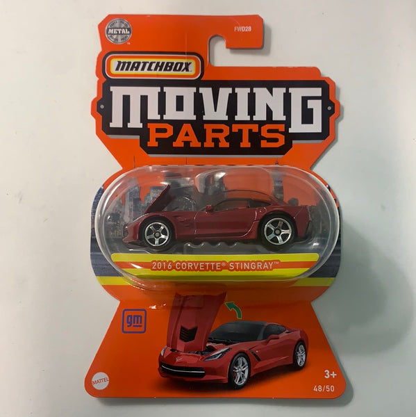 Matchbox Moving Parts 2016 Corvette Stingray Red