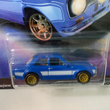 Hot Wheels 1/64 Fast & Furious Fast Imports 1970 Ford Escort RS 1600 Blue
