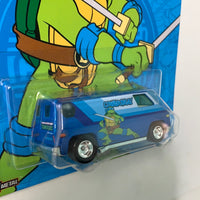 Hot Wheels 1/64 Pop Culture Teenage Mutant Ninja Turtle ‘70s Van Blue