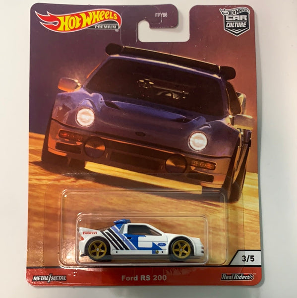 Hot Wheels Car Culture Thrill Climbers Ford RS 200