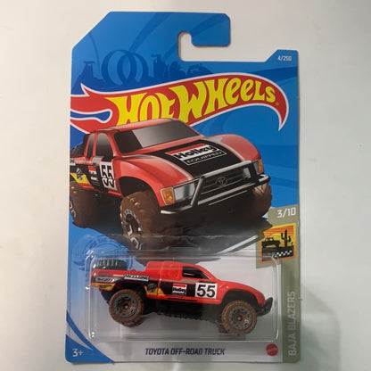 Hot Wheels 1/64 Toyota Off-Road Truck Red