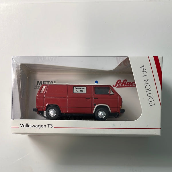 Schuco 1/64 Volkswagen T3 Feuerwehr Red