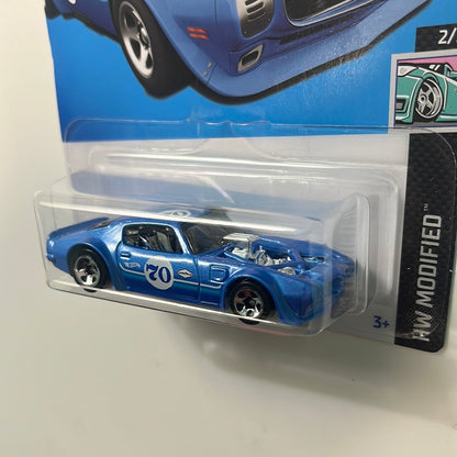 Hot Wheels 1/64 1970 Pontiac Firebird Blue