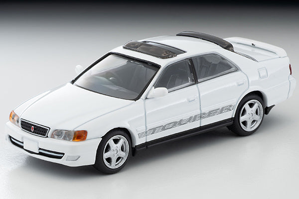 Tomica Limited Vintage Neo 1/64 1998 Toyota Chaser 2.5 Tourer S (White) LV-N224c