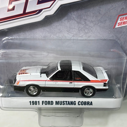 Greenlight 1/64 GL Muscle 1981 Ford Mustang Cobra White