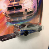 Hot Wheels Entertainment Fast & Furious Nissan Skyline GT-R (BNR34) - Damaged Card