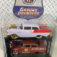 *Chase* M2 Machines Ground Pounders 1957 Chevrolet 150 Duo Pack (750 PCS)