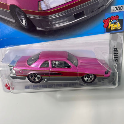Hot Wheels 1/64 Matt and Debbie Hay’s 1988 Pro Street Ford Thunderbird Pink