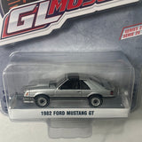 Greenlight 1/64 1982 Ford Mustang GT Silver - GL Muscle