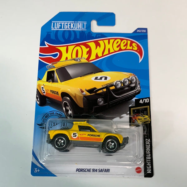 Hot Wheels 1/64 Porsche 914 Safari Yellow