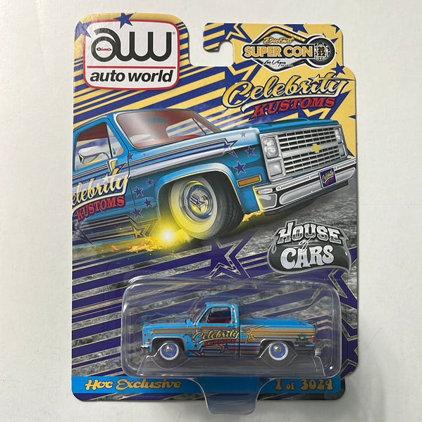 Auto World 1/64 1983 Chevy Silverado 2022 Las Vegas Supercon Celebrity Customs