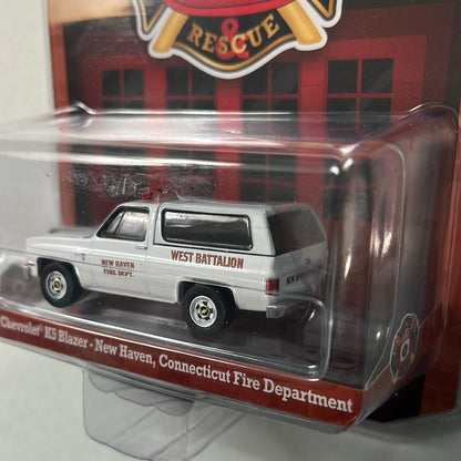 Greenlight 1/64 1985 Chevrolet K5 Blazer - New Haven, Connecticut Fire Department