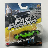 Mattel 1/55 Fast & Furious 2011 Dodge Challenger SRT8 Green