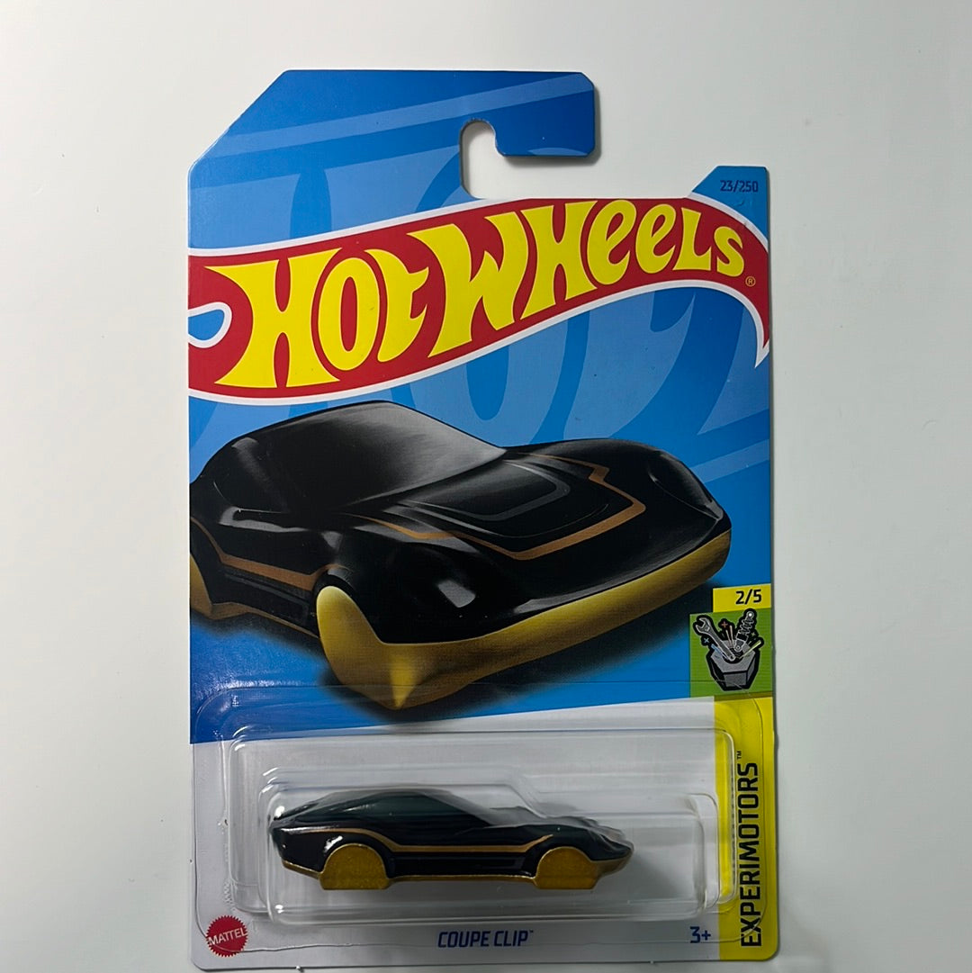 Hot Wheels 1/64 Coupe Clip Black / Gold