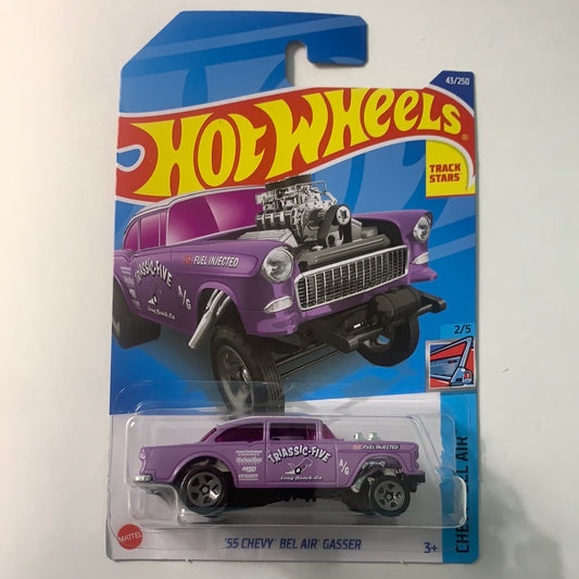 Hot Wheels 1/64 ‘55 Chevy Bel Air Gasser Purple