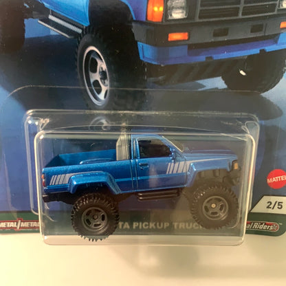 Hot Wheels 1/64 Car Culture ‘87 Toyota Pickup Truck Blue