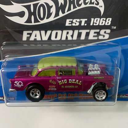Hot Wheels 1/64 50th Favorites ‘55 Chevy Bel Air Gasser Pink