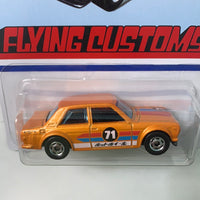 Hot Wheels Flying Customs ‘71 Datsun 510 Orange