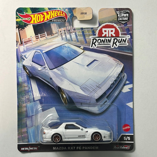 Hot Wheels 1/64 Car Culture Ronin Run Mazda RX7 FC Pandem White
