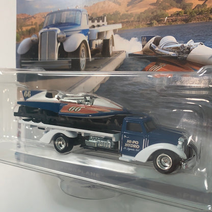 Hot Wheels Car Culture Team Transport HW Classic Hydroplane w/ Speed Waze