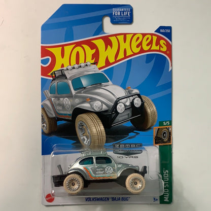 Hot Wheels 1/64 Zamac Volkswagen Baja Bug - Damaged Card