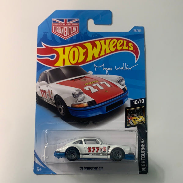 Hot Wheels 1/64 ‘71 Porsche 911 Magnus Walker White & Red