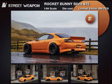 1/64 Street Weapon Silvia S15 Pandem Rocket Bunny Orange