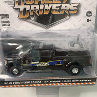 Greenlight 1/64 2019 Ford F-350 Lariat - Baltimore Police Department