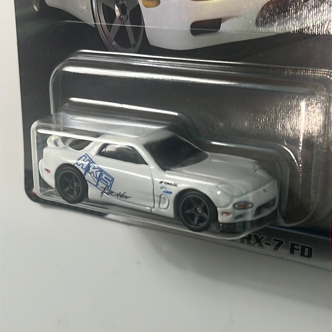 Hot Wheels Fast & Furious Mazda RX-7 FD HKS White