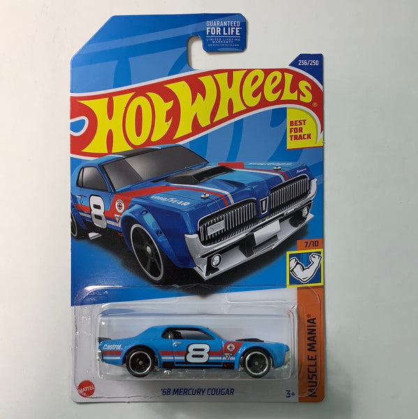 Hot Wheels ‘68 Mercury Cougar Blue