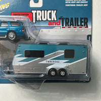 *Damaged Box* Johnny Lightning 1/64 Truck & Trailer 2005 Cadillac Escalade w/ Camper Trailer