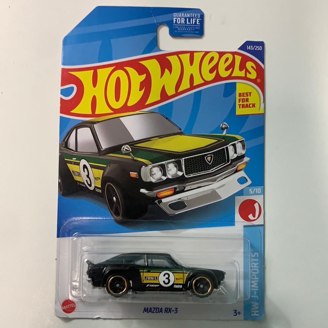 Hot Wheels 1/64 Mazda RX3 Black