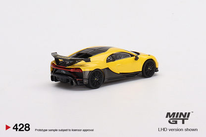 Mini GT 1/64 Bugatti Chiron Pur Sport Yellow