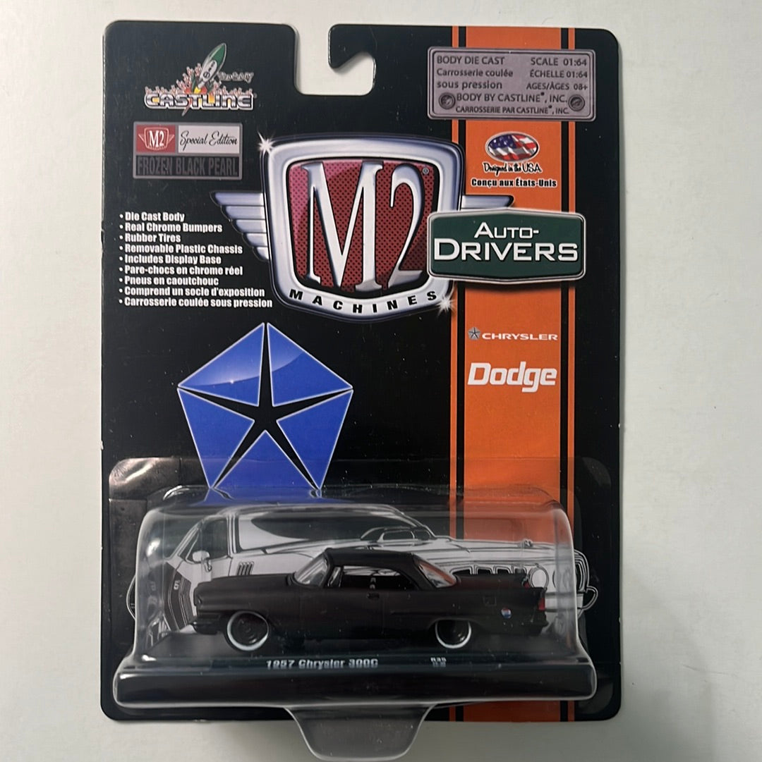 M2 Machines 1/64 Auto Drivers 1957 Chrysler 300C Black