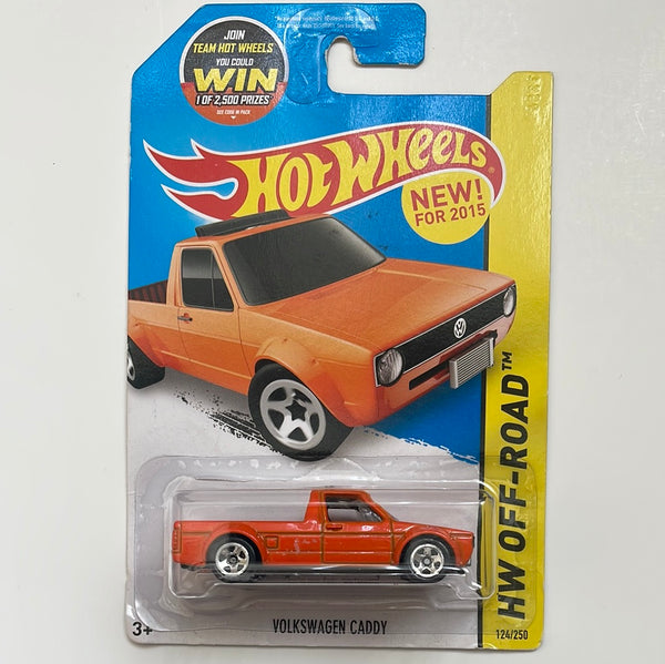 Hot Wheels Volkswagen Caddy Orange - Damaged Card