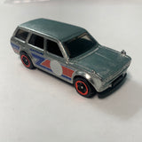 *Loose* Hot Wheels 1/64 Zamac ‘71 Datsun 510 Wagon Bluebird