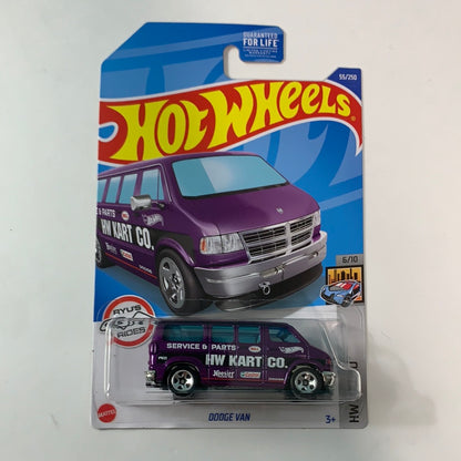 Hot Wheels 1/64 Dodge Van Purple