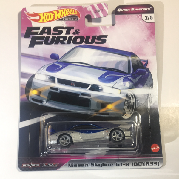 Hot Wheels Fast & Furious Quick Shifters Nissan Skyline GT-R R33