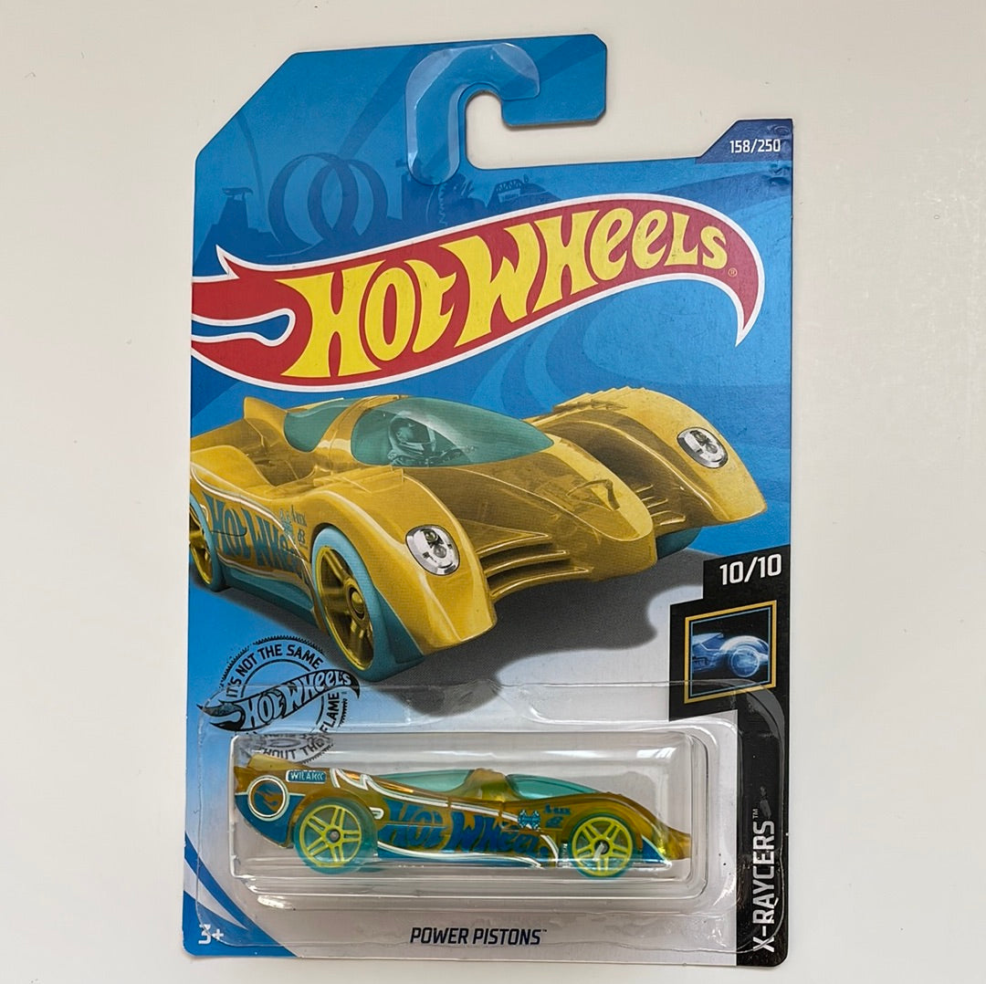 Hot Wheels 1/64 Power Pistons Treasure Hunt Yellow