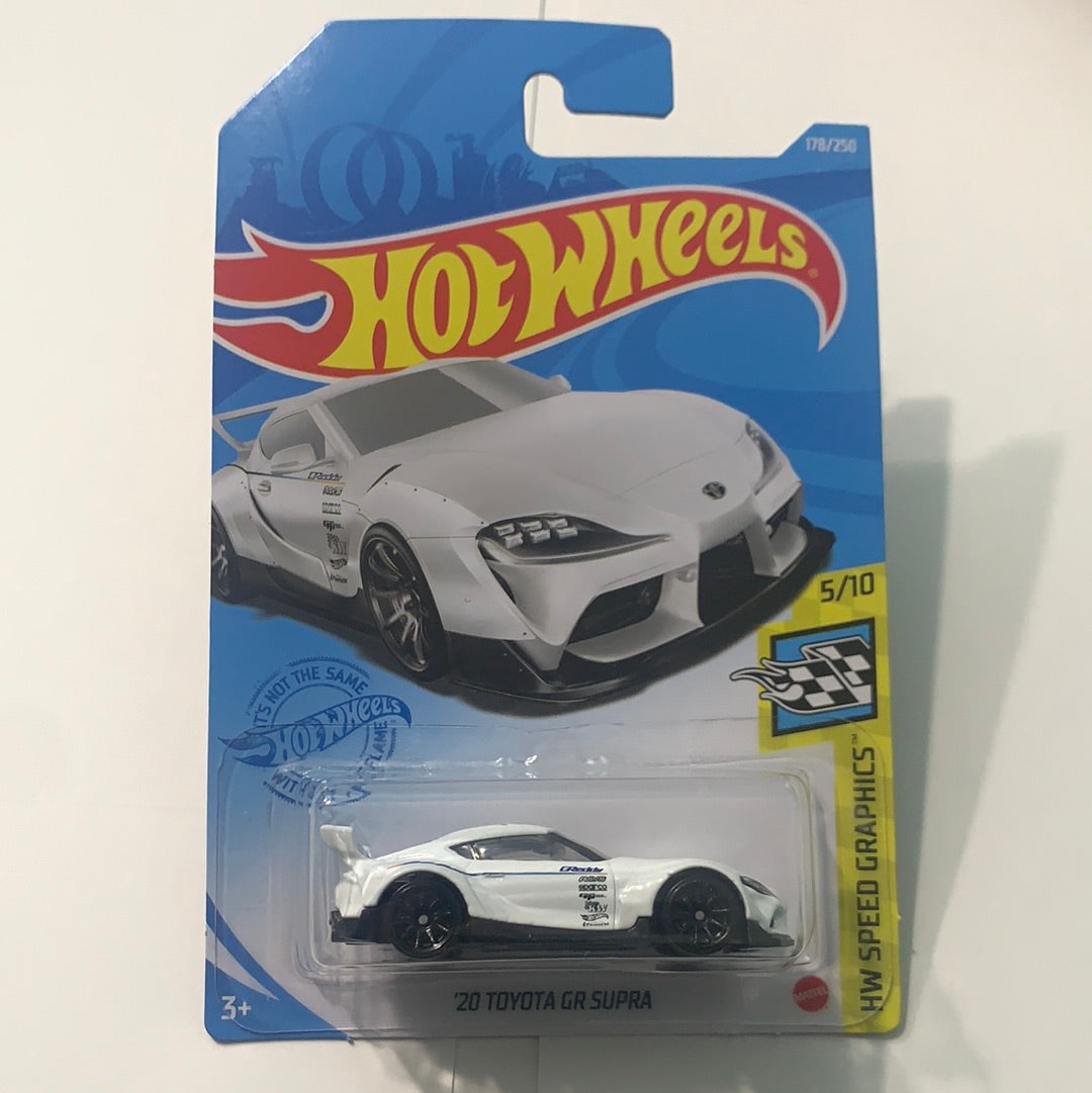 Hot Wheels 1 /64 ‘20 Toyota GR Supra White Pandem