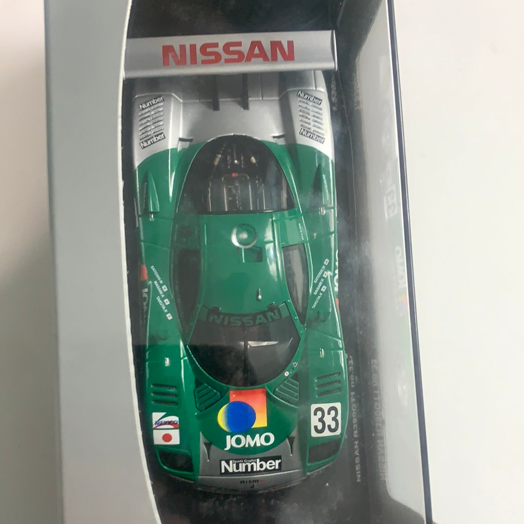 1/43 Kyosho Nissan R390 GT1 24h Le Mans 1998 #33 Green