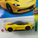 Hot Wheels 1/64 Automobili Pinninfarina Battista Yellow