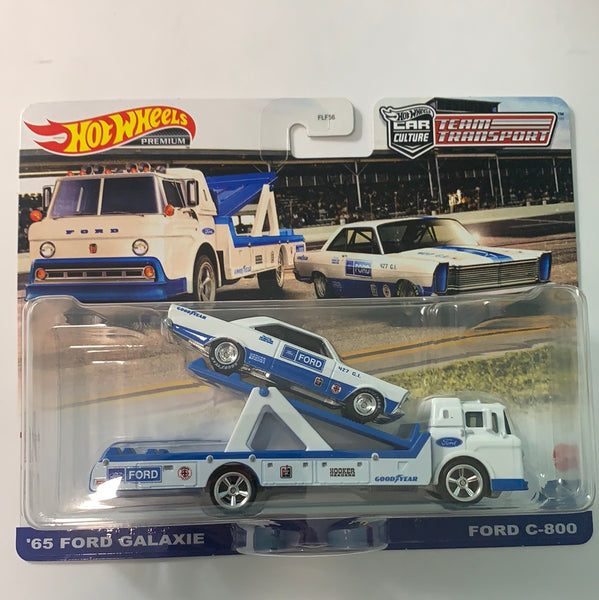 Hot Wheels Car Culture Team Transport ‘65 Ford Galaxie w/ Ford C-800