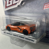 Greenlight 1/64 2021 Chevrolet Corvette Stingray Convertible Orange - GL Muscle